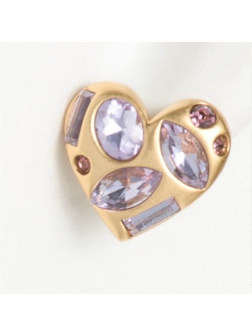 LELE SADOUGHI Heart Button Stud Earrings - Picture 3 of 3